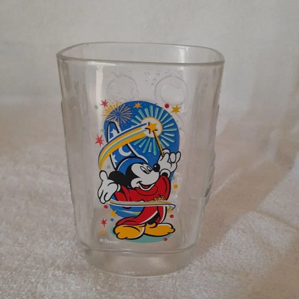Disney  Mickey Mouse collectible glass